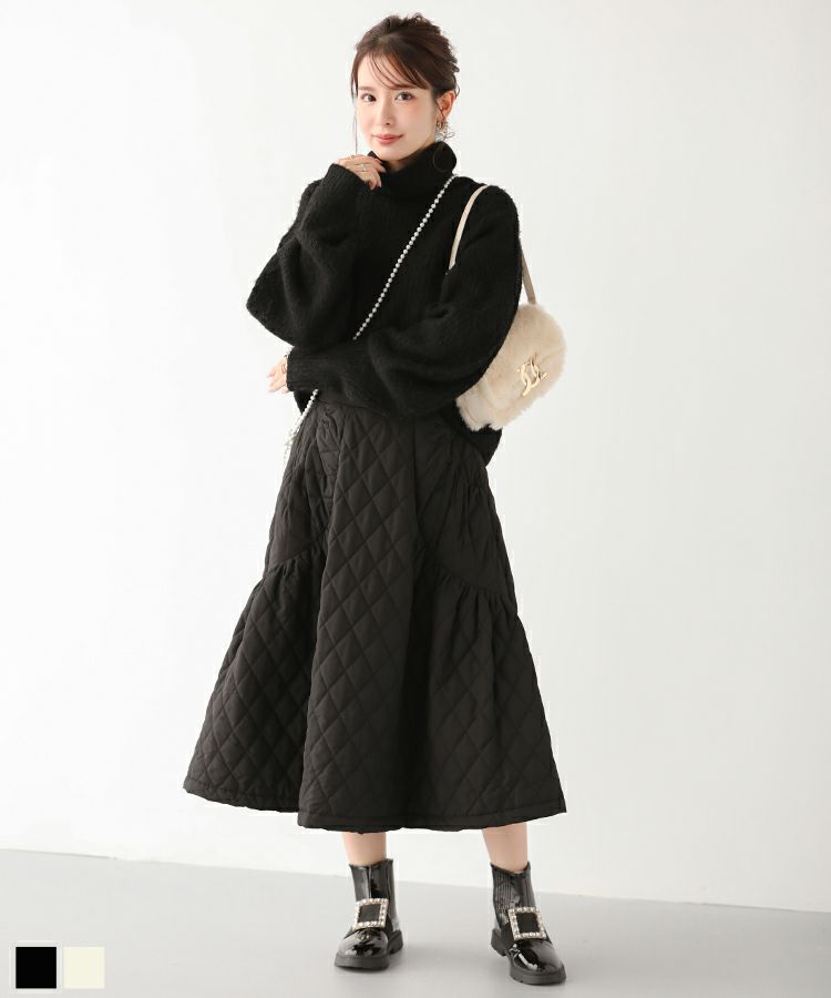 ZOZO限定商品】キルティングフレアスカート【宅配便】 | Fit more