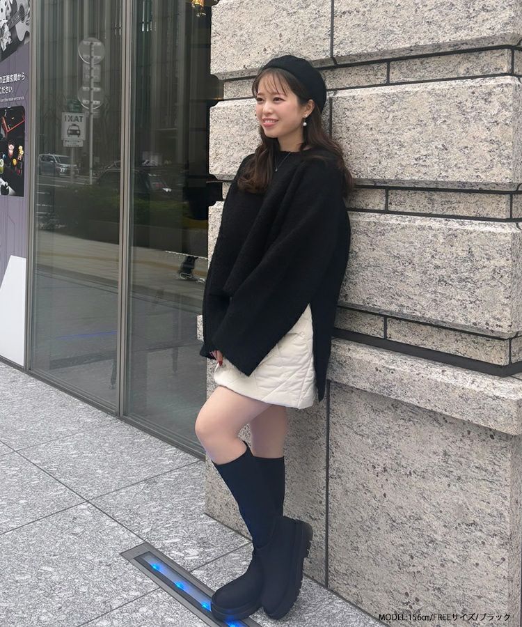Yurinaコラボ！ブークレニットプルオーバー【宅配便】 | Fit more