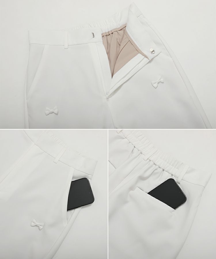 パスタリボンテーパードパンツ【メール便】 | Fit more