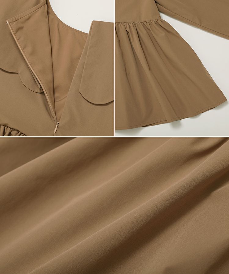 【新品未使用タグ付き】 Fitmore スカラップケープブラウス スカラップケープブラウス【宅配便】 | Fit more