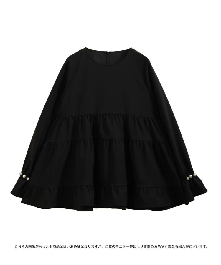 タックパール袖ティアードトップス【宅配便】 | Fit more