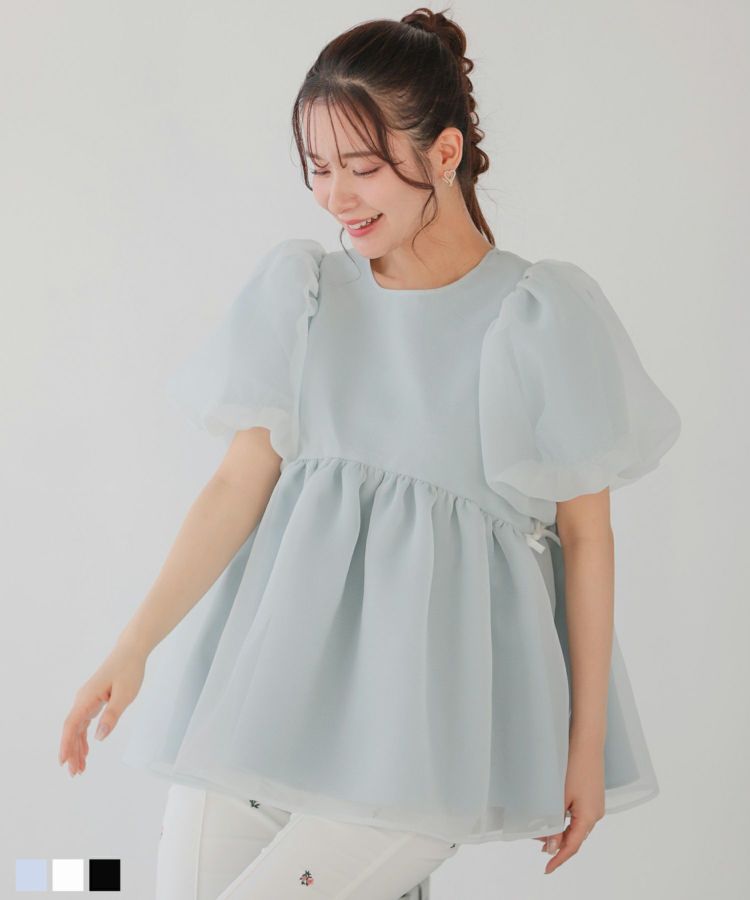 最終値下げfitmoreミックスカラー花柄ジャガードトップス新作完売商品 セール】ミックスカラー花柄ジャガードトップス（その他トップス