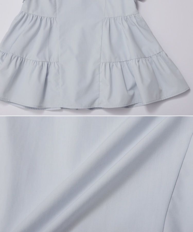 ☆新品☆Fitmoreショルダーフリルティアードトップス ショルダーフリルティアードトップス【宅配便】 | Fit more