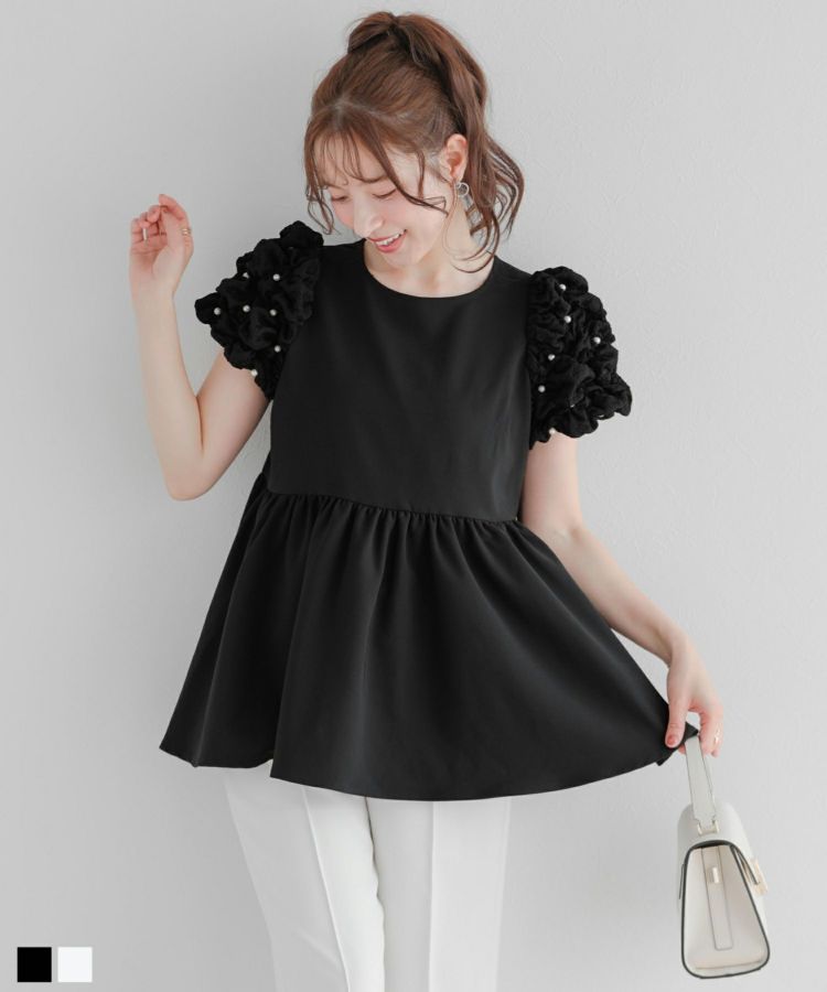 saayaコラボ！ジャガードティアードトップス【宅配便】 | Fit more