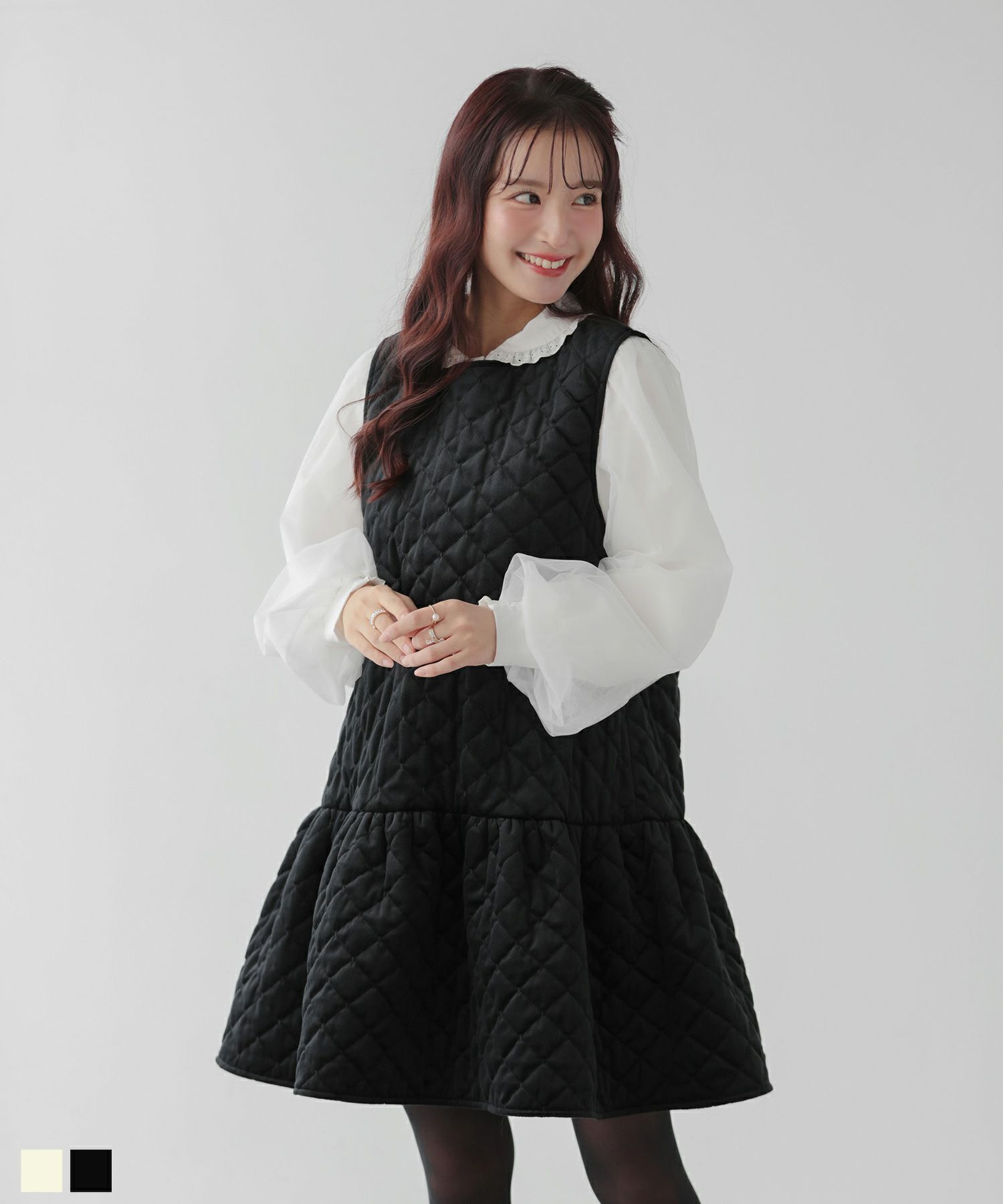 【タグ付き】Fitmore 完売品 ジャガードレース襟ペプラムトップス タグ付き】Fitmore 完売品 ジャガードレース襟ペプラムトップス 新作